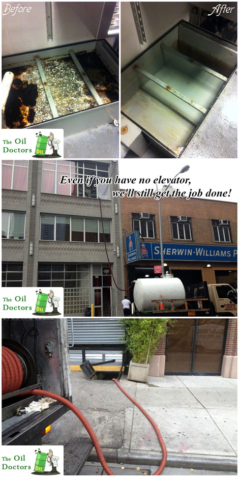 Oil collection and grease trap service in NYC